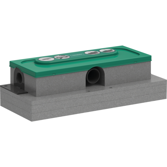Set Äußeres Element des Abflusses Hansgrohe Raindrain 56044670, Montagesatz Hansgrohe uBox Universal 1000180