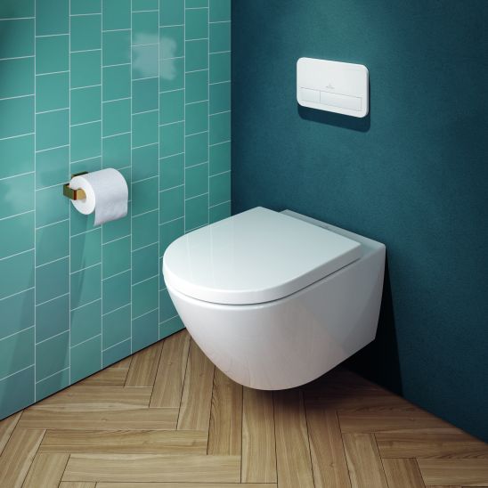 Satz zestaw miska z deską Villeroy & Boch Subway 3.0 4670TS01, unterputzrahmen Villeroy & Boch ViConnect 92242700, 922490AN