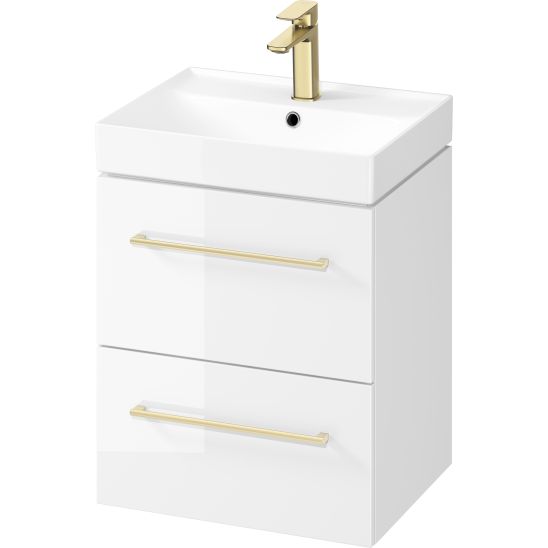 Set Badschrank Cersanit Larga S932-067, Waschbecken Cersanit Larga K120-008