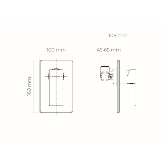 Set Duscharmatur Oltens Gota 33101800, Handbrause Oltens Sog 37103800, 39303800, 37200800