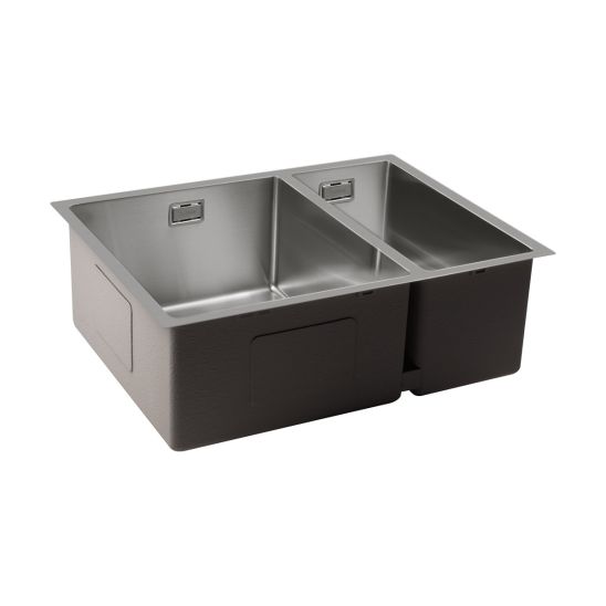 Set Edelstahlspüle Oltens Stalvask 71200100, Küchenarmatur Oltens Skafta 35206100