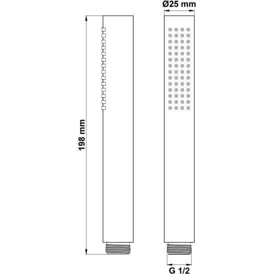 Set Badewannen- und Duscharmatur Hagser Lisa HGR80000034, Kopfbrause Hagser Mila HGR27000037, HGR29000037, HGR26000037, HGR23000037, HGR31000037