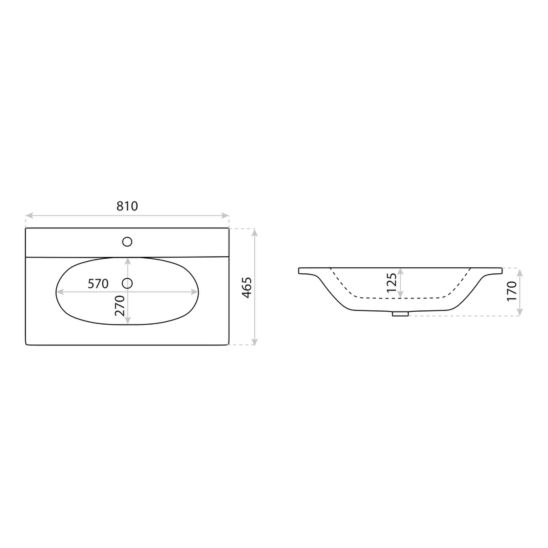 Set Badschrank LaVita Kolorado 5900378324713, Waschbecken LaVita Kolorado 5908211416212