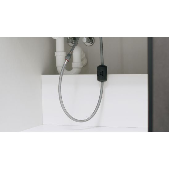 Set Stahlspüle Hansgrohe S 71 43427800, Küchenarmatur Hansgrohe Zesis M33 74800800, 43921800