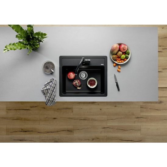 Set Granitspüle Blanco Legra 6 526084, Küchenarmatur Blanco Mida 517742