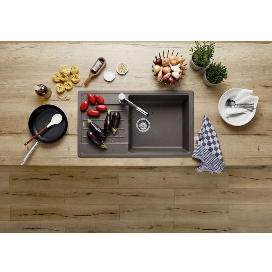 Set Granitspüle Blanco Legra XL 6 S 526087, Küchenarmatur Oltens Lista 35202100