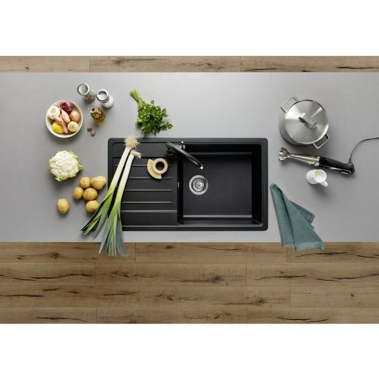 Set Granitspüle Blanco Legra XL 6 S 526087, Küchenarmatur Oltens Lista 35202100