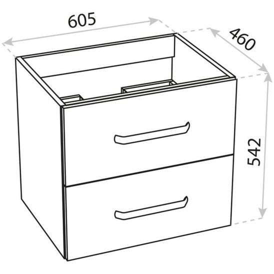 Set Unterschrank LaVita Montana 5900378324423, Waschbecken LaVita Minnesota 5908211416182