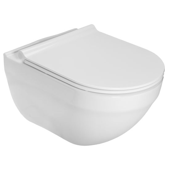 Set WC-Becken Roca Hebe A34H138000, Unterputzrahmen Roca Duplo One A890070020, A890195000, A890063000