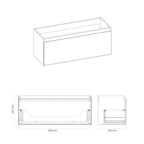 Set Badschrank Oltens Vernal 60016000, Badschrank Oltens Vernal 60009000, 63009300