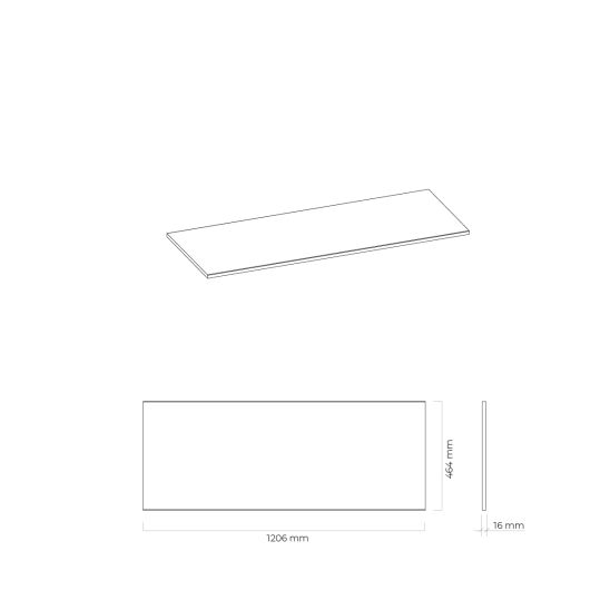 Satz kabinett Oltens Vernal 60019300, naphtha-Arbeitsplatte Oltens Vernal 63007060
