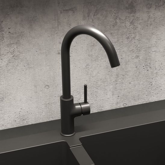 Set Granitspüle Grohe K700 31654AP0, Küchenarmatur Oltens Skafta 35206300