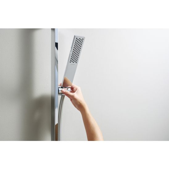 Set Badewannen- und Duscharmatur Hansgrohe Select 15763000, Kopfbrause Hansgrohe Activera Q 28737000, 26889000, 27413000, 01800180, 24320000, 28276000