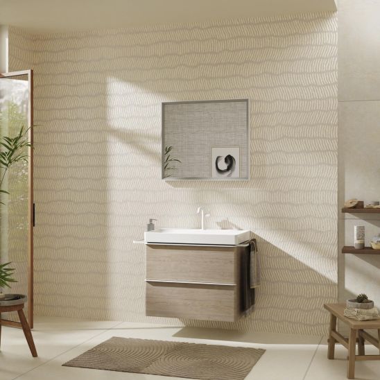 Set Unterschrank Hansgrohe Xelu Q 54029700, Waschbecken Hansgrohe Xelu Q 61024450