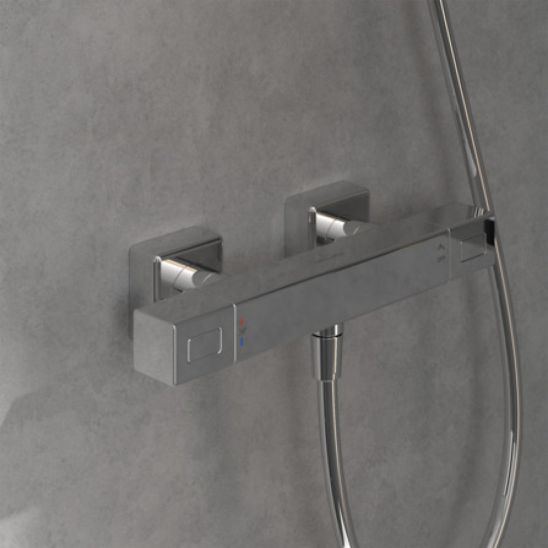 Set Duscharmatur Villeroy & Boch Universal Taps & Fittings TVS00001800061, Duschset Villeroy & Boch Verve Showers TVS10900700061