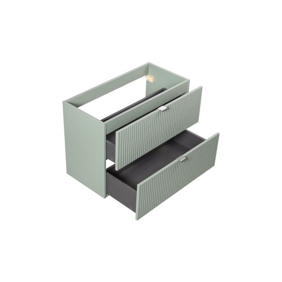 Set Unterschrank Comad Line Reed Green LINE REED GREEN D 82-80-2S, Waschbecken Comad Pati UN-PATI-MW3, NOVA OAK A 89-80