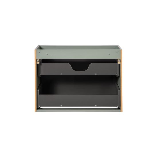 Set Unterschrank Comad Line Reed Green LINE REED GREEN D 82-80-2S, Waschbecken Comad Pati UN-PATI-MW3, NOVA OAK A 89-80
