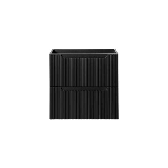Set Badschrank Comad Nova Black NOVA BLACK D2 82-60-2S, Waschbecken Comad Beyond BEYOND 5 BLACK ( E-6564 ), NOVA OAK A 89-60