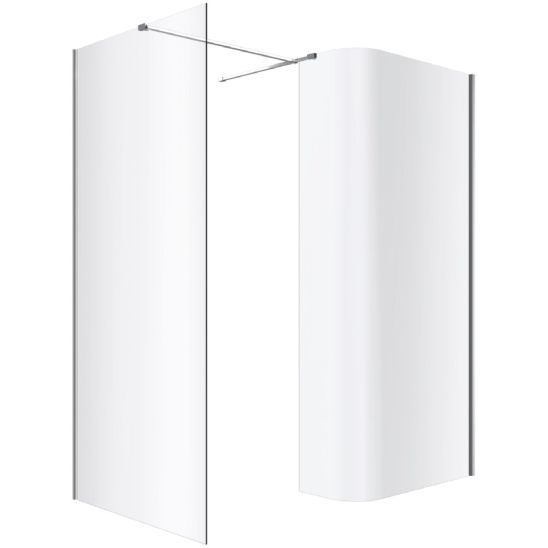 Set Walk-In Duschwand Excellent Vidoq KAEX.1507.930.LP.CR, Walk-In Duschwand Excellent Vidoq KAEX.1506.900.LP.CR