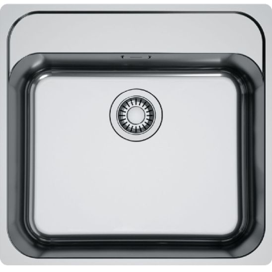 Set Edelstahlspüle Franke Smart SRX 127.0720.295, Küchenarmatur Franke Smart Glenda 115.0747.473