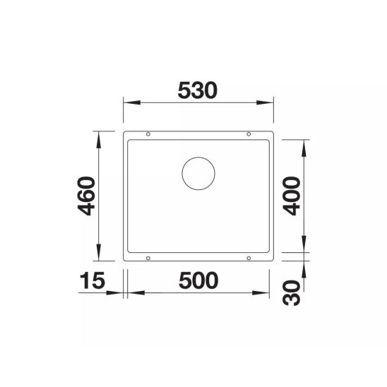 Set Granitspüle Blanco Subline 500-U 527794, Küchenarmatur Blanco Mila 526657, 207422