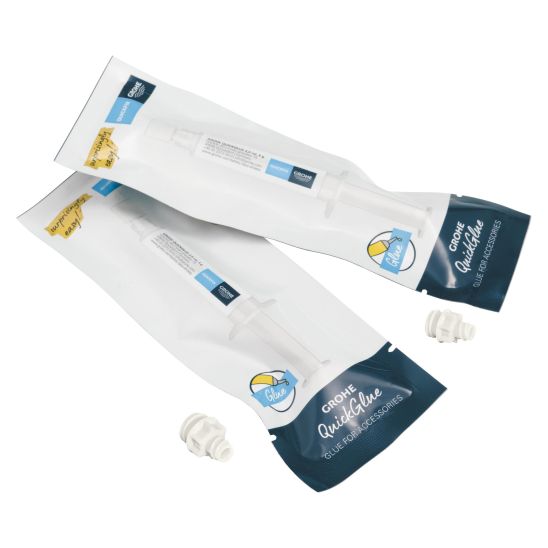 Set Handtuchstange Grohe Start Cube 41089DC0, Kleber Grohe 41128000