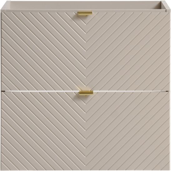Set Unterschrank Comad Viva Cashmere VIVA CASHMERE 82-60-2S, Waschbecken Comad Domi UN-DOMI-MW 78249MW, NOVA CASHMERE 89-60