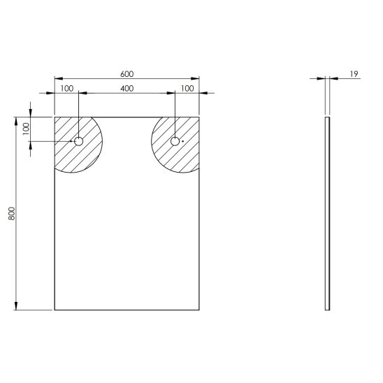 Set Wandleuchte Rabalux Turgon 75016, Spiegel Elita Sote RE065800000010