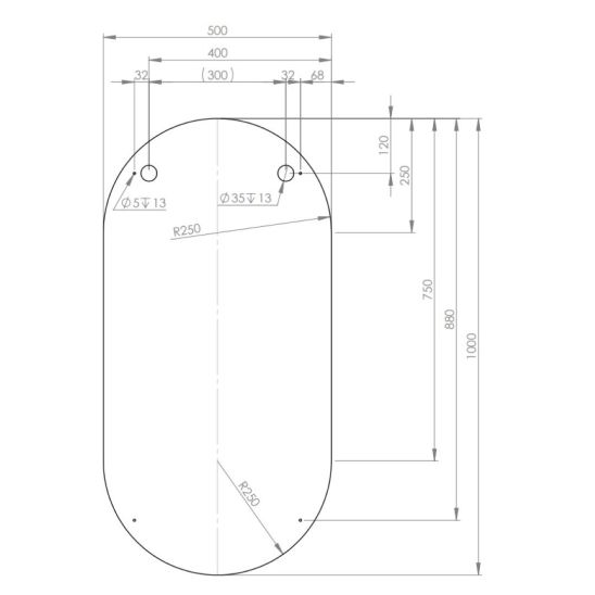Set Spiegel Elita Oval RE067567000010, Leuchter Rabalux Loric 75023