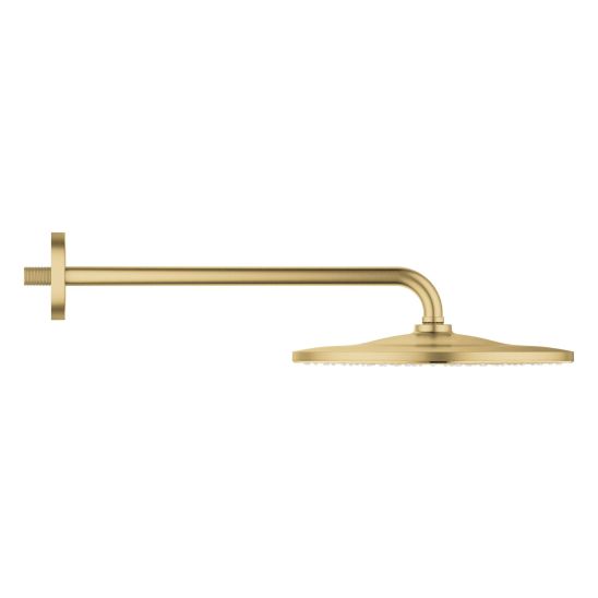 Set Kopfbrause mit Brausearm Grohe Rainshower 26558GN0, Badewannen- und Duscharmatur Grohe Lineare 24064GN1, 26658GN0, 27400GN0, 28362GL1