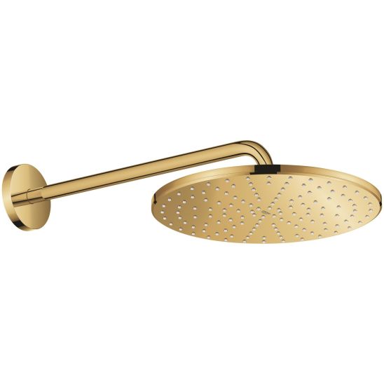 Set Kopfbrause mit Brausearm Grohe Rainshower 26558GL0, Badewannen- und Duscharmatur Grohe Lineare 24064GL1, 26574GL0, 26658GL0, 28362GL1