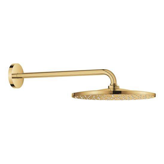 Set Kopfbrause mit Brausearm Grohe Rainshower 26558GL0, Badewannen- und Duscharmatur Grohe Lineare 24064GL1, 26574GL0, 26658GL0, 28362GL1