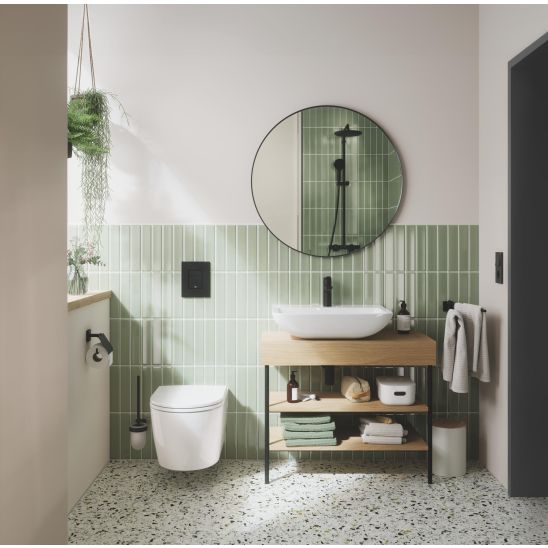 Set WC-Becken mit Absenkautomatik-Sitz Grohe Start 103848SH00, Unterputzrahmen Grohe Solido 38971000