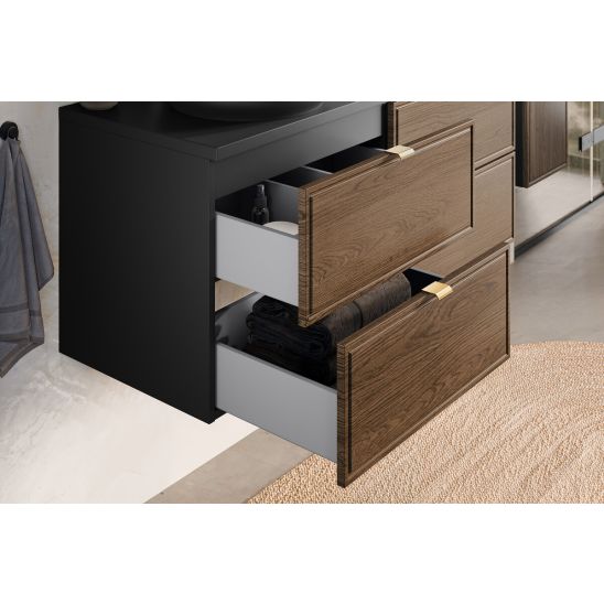 Satz kabinett Comad Talia Casella TALIA CASELLA 80-30-1D, kabinett Comad Talia Casella TALIA CASELLA 82-60-46-2S, UN-MAJA-GW, BLACK 89-60-46 L