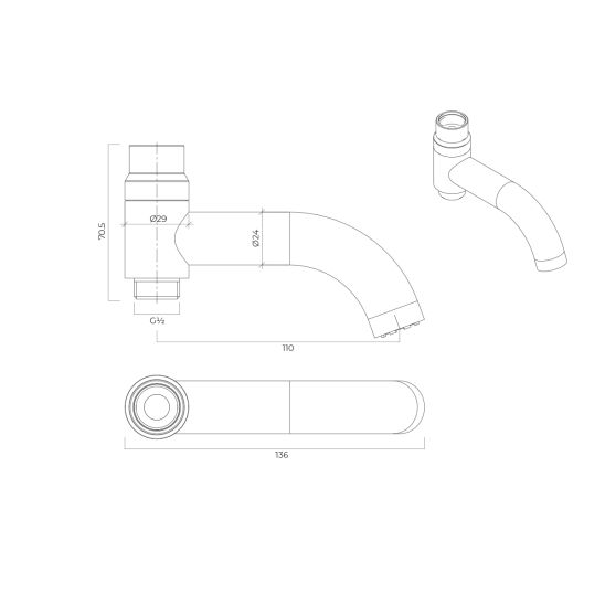 Set Duschset Oltens Molle 36504100, Auslauf Oltens Numa 39106100