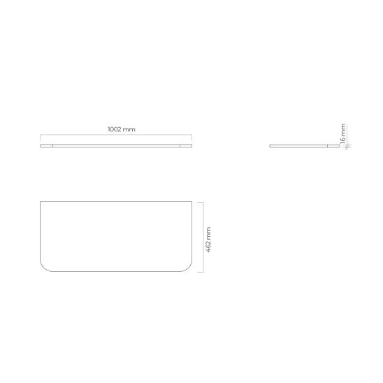 Set Badschrank Oltens Hamnes 60025900, Waschtischplatte Oltens Hamnes 63015300