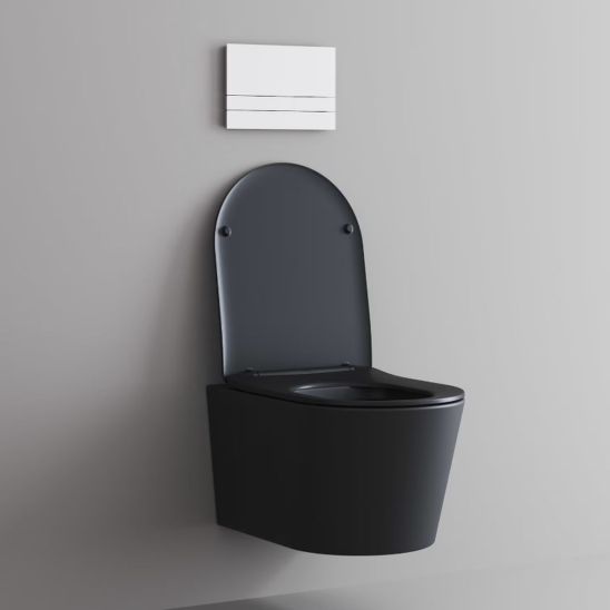 Set WC-Becken Kronenbach Tube KB100082MB, WC-Sitz Kronenbach Tube KB100083MB