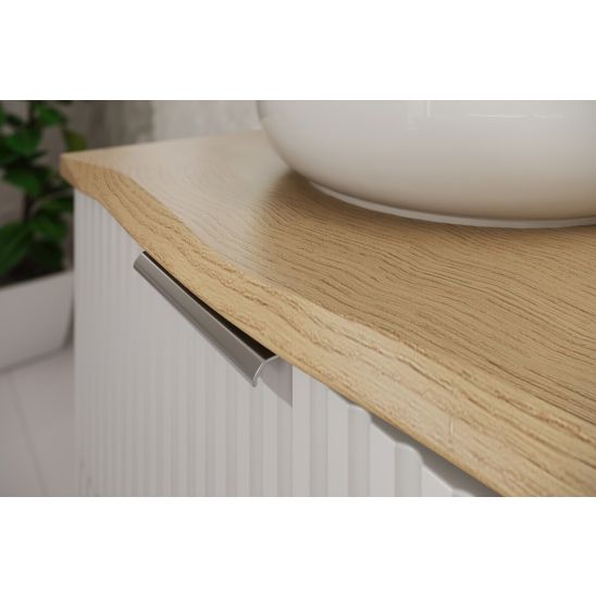 Satz kabinett Comad Dalia Cashmere DALIA CASHMERE 82-80-46-2S, naphtha-Arbeitsplatte Comad Nature Cremona NATURE CREMONA 89-120-46 M, DALIA CASHMERE 81-40-1DK