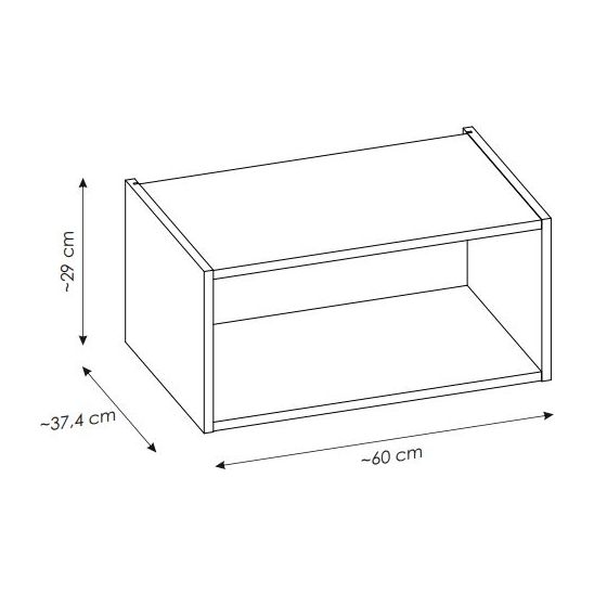Set Badschrank Comad Nova Cashmere NOVA CASHMERE 82-60-40-1S, Waschtischplatte Comad Nature Coast Evoke NATURE COAST EVOKE 89-60-40 M, COAST EVOKE UN 81-60-29