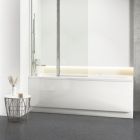 Set Rechteckige Badewanne Ravak Chrome C731000000, Badewannensiphon Ravak X01305, GPX2240015