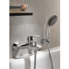 Set Duschset Grohe Euphoria 27421002, Badewannen- und Duscharmatur Grohe Eurosmart 33300002