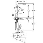 Set Küchenarmatur Grohe Essence 30270DC0, Edelstahlspüle Grohe K700 31574SD1