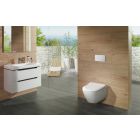 Zestaw Villeroy & Boch Subway 2.0 Combi-Pack stelaż podtynkowy miska WC wisząca z deską i przycisk biały ( 92242700, 5614R2R1, 92249068)