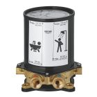 Set Badewannen- und Duscharmatur Grohe Essence 23491001, Rohbauset für freistehende Wanneneinläufe Grohe 45984001, 23590001