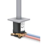 Set Badewannen- und Duscharmatur Grohe Essence 23491001, Rohbauset für freistehende Wanneneinläufe Grohe 45984001, 23590001