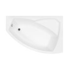 Set Eckbadewanne Besco Rima #WAR-130-NP, Badewannenverkleidung Besco Rima OAR-130-NS