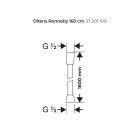 Set Duscharmatur Oltens Vernal 33004100, Duschstange Oltens Alling 37300100, 37102110, 37201100