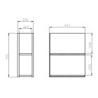 Set Badschrank Cersanit Moduo S590-068-DSM, Badschrank Cersanit Moduo K116-020, S590-023