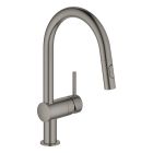 Set Edelstahlspüle Grohe K700U 31574AL1, Küchenarmatur Grohe Minta 32321AL2
