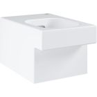 Set WC-Becken Grohe Cube Ceramic 3924500H, WC-Vorwandelement mit Betätigungsplatte Grohe Solido 38811KF0, 39488000